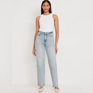 NWT! Old Navy Curvy High Waisted OG Loose Jeans - Size 4 TALL🩷